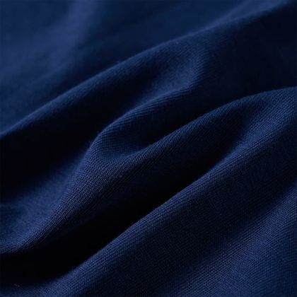 Детска тениска с дълъг ръкав, нейви, 128