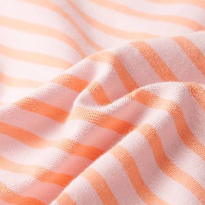 Детска права пола с райе, розова, 92