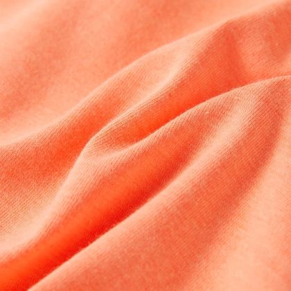 Детска тениска с ръкави капаче, неоново оранжево, 92