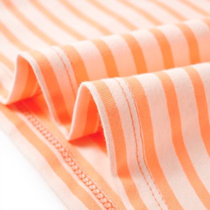 Детска тениска, неоново оранжева, 92