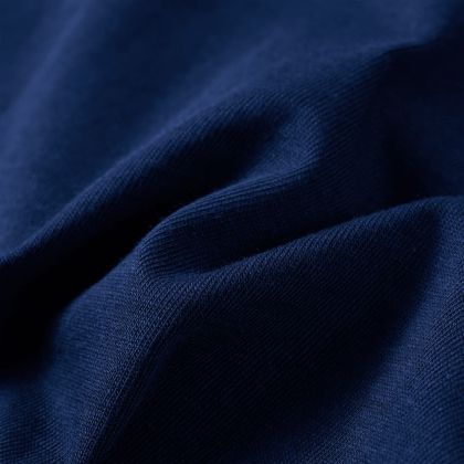 Детска тениска с дълъг ръкав, нейви, 116