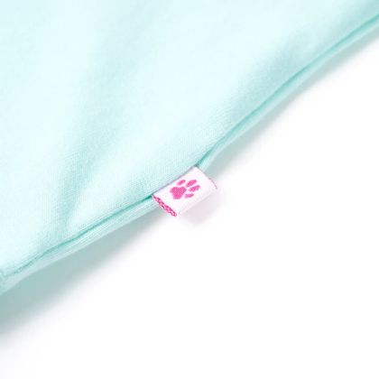 Детска тениска, светла аква, 92