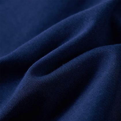 Детска тениска с дълъг ръкав, нейви синьо, 128