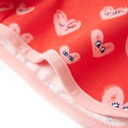 Детски къси панталони с шнурове, червени, 92