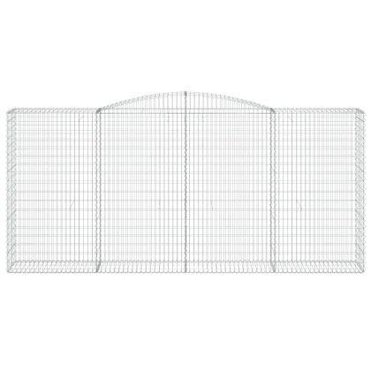 Габионни кошници арка 9 бр 400x50x180/200 см поцинковано желязо