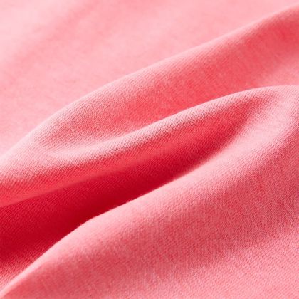 Детска тениска, неоново розова, 140