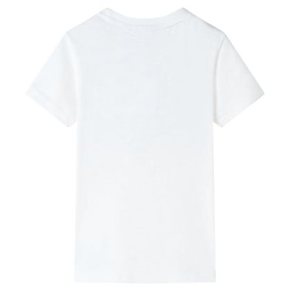 Детска тениска, екрю, 104