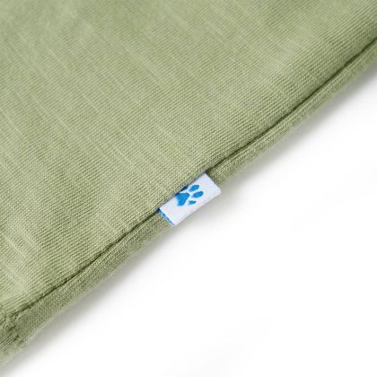 Детска тениска, светло каки, 92