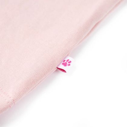 Детска тениска, светлорозова, 104