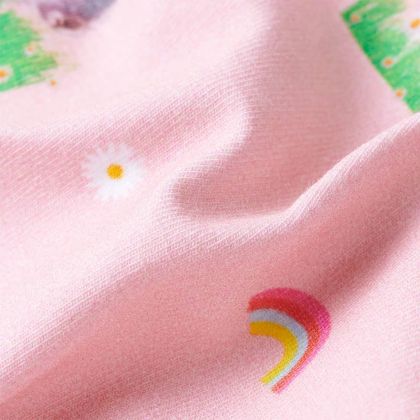 Детски къси панталони с шнурове, светлорозови, 116