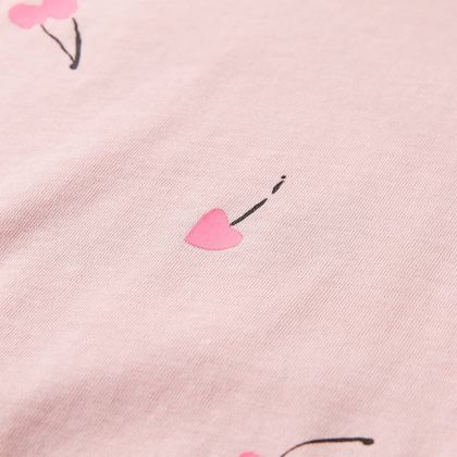 Детска тениска, светлорозова, 104