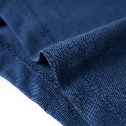 Детска тениска, тъмносиня, 140