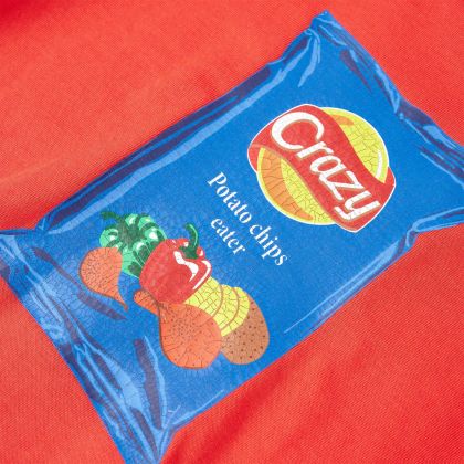 Детска тениска с къс ръкав, червена, 116