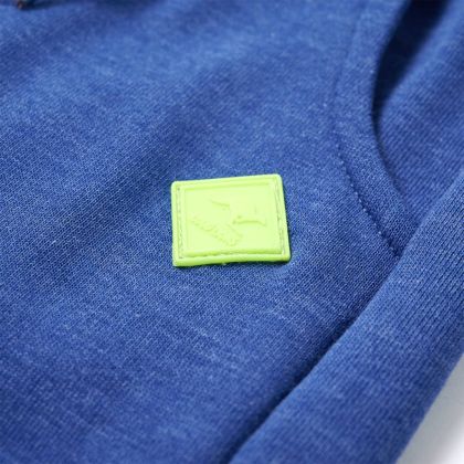 Детски спортен панталон, син меланж, 116