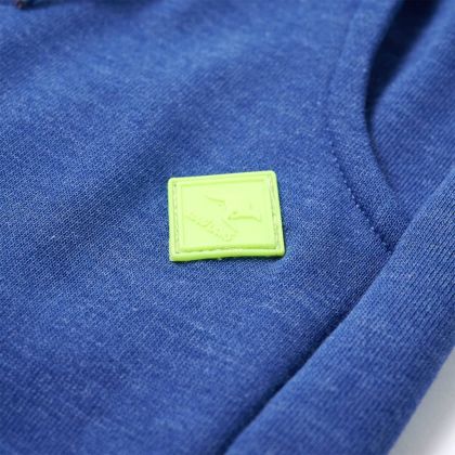 Детски спортен панталон, син меланж, 128