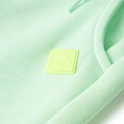 Детски спортен панталон, яркозелен, 128