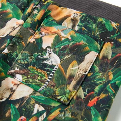 Детски шорти с шнур, стар петрол, 140