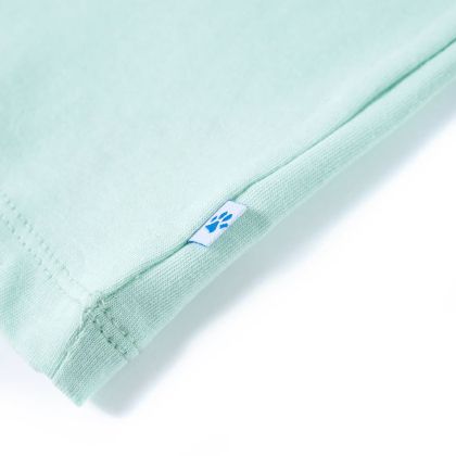 Детска тениска, светла мента, 116