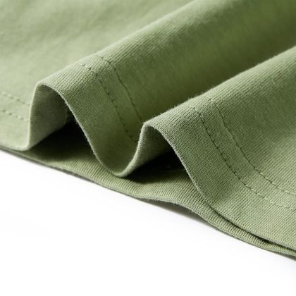 Детска тениска с къс ръкав, светло каки, 104