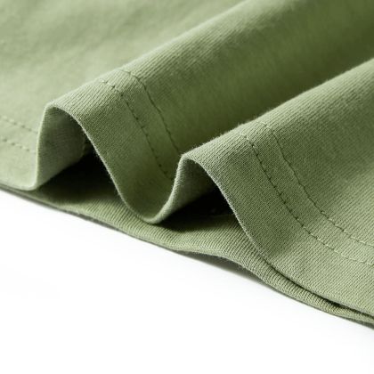 Детска тениска с къс ръкав, светло каки, 116