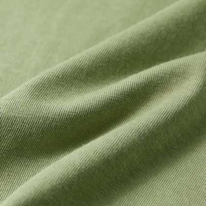 Детска тениска с къс ръкав, светло каки, 116