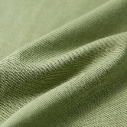 Детска тениска с къс ръкав, светло каки, 128