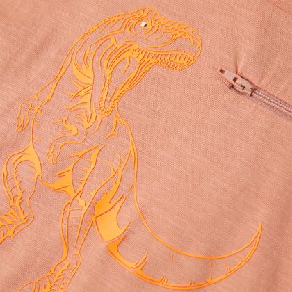 Детска тениска с къс ръкав, светлооранжева, 104