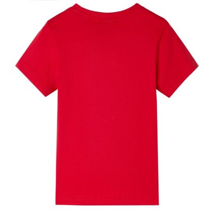 Детска тениска, червена, 140