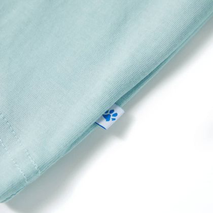 Детска тениска, светла аква, 104