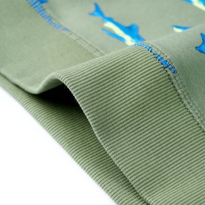 Детски суитшърт, светло каки, 128