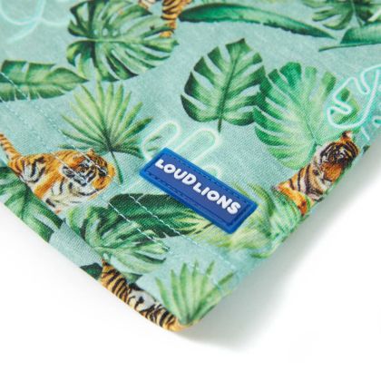 Детска тениска, светлозелен меланж, 92