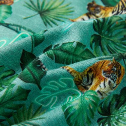 Детски суитшърт, светлозелен меланж, 104