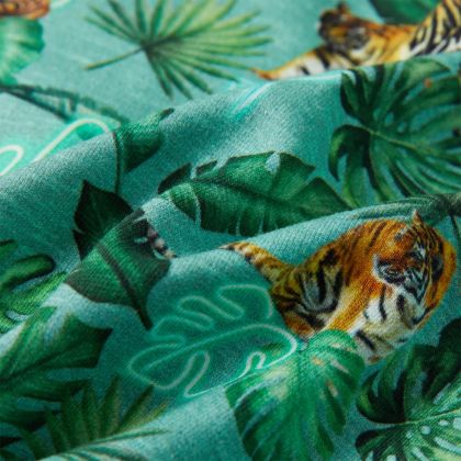 Детски суитшърт, светлозелен меланж, 128