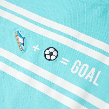 Детска тениска, аква, 116