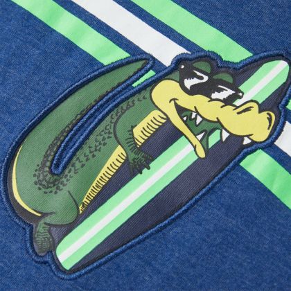 Детска тениска, тъмносин меланж, 92