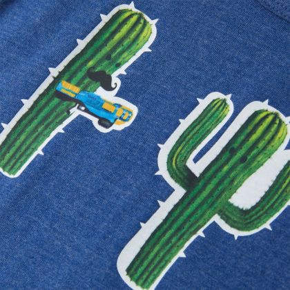 Детски потник, тъмносин меланж, 116