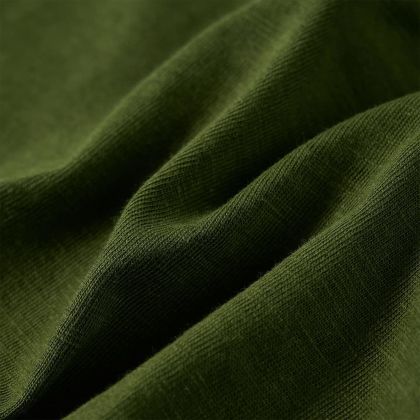 Детска тениска с дълъг ръкав, тъмно каки, 128