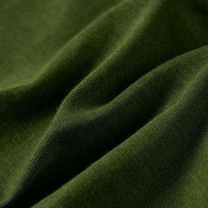 Детска тениска с дълъг ръкав, тъмно каки, 140