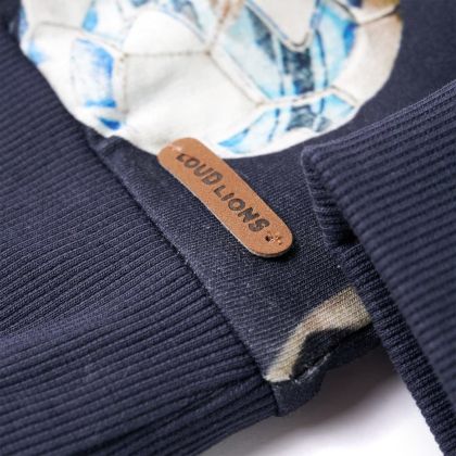 Детски суитшърт, тъмносин, 104