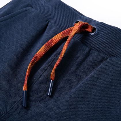 Детски спортен панталон, тъмносин меланж, 116