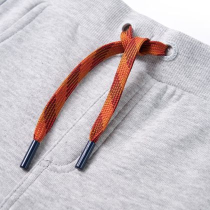 Детски спортен панталон, сив меланж, 128