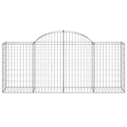 Габионни кошници арка 6 бр 200x50x80/100 см поцинковано желязо