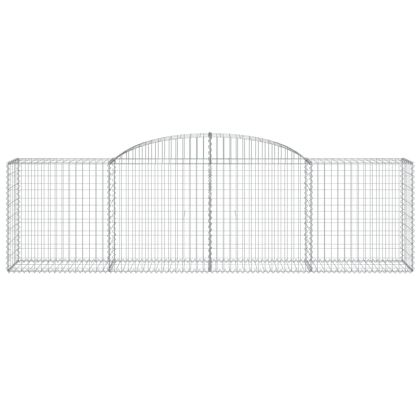 Габионни кошници арка 4 бр 300x50x80/100 см поцинковано желязо