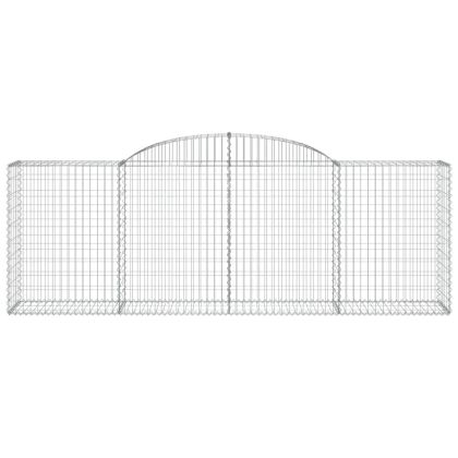 Габионни кошници арка 4 бр 300x50x100/120 см поцинковано желязо