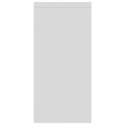 Бюфет, бял, 88x30x65 см, инженерно дърво