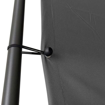 Шатра, антрацит, 4x4 м, 180 г/м², плат и стомана