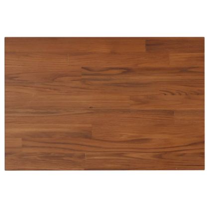 Плот за баня тъмнокафяв 60x40x2,5 см обработено масивно дърво