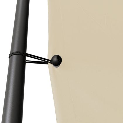 Шатра, бежова, 3x3 м, 180 г/м², плат и стомана