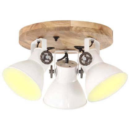 Индустриална таванна лампа 25 W бяла 42x27 см E27