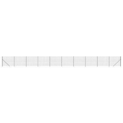 Ограда от телена мрежа с фланец, антрацит, 2,2x25 м